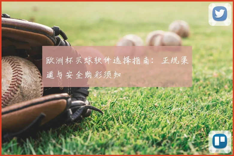 欧洲杯买球软件选择指南:正规渠道与安全购彩须知