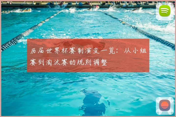 历届世界杯赛制演变一览:从小组赛到淘汰赛的规则调整